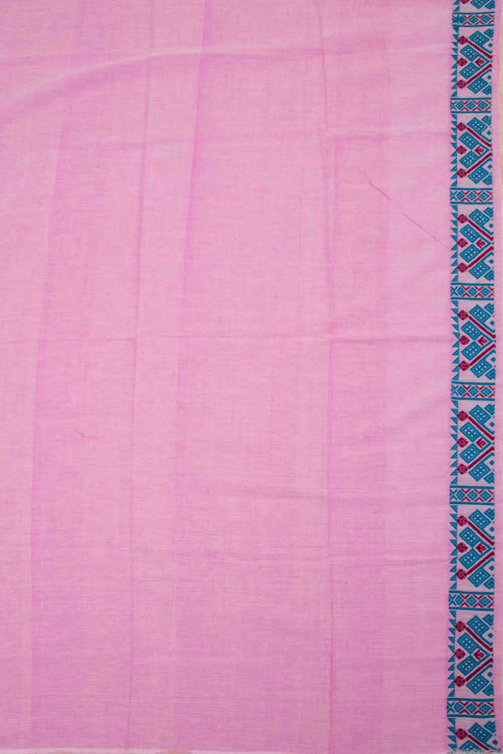 Baby Pink Handloom Assam Cotton Saree - Avishya