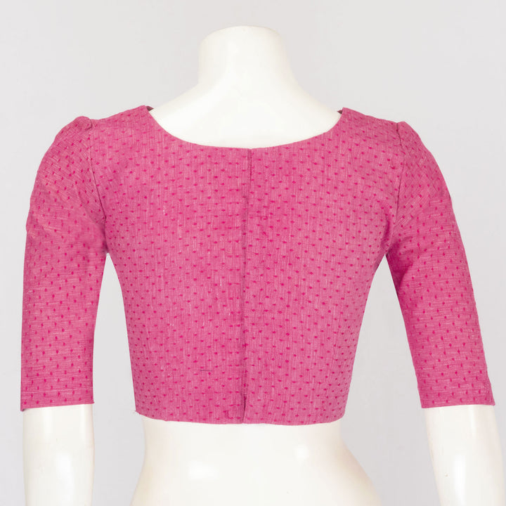 Pink Handcrafted Cotton Blouse - Avishya