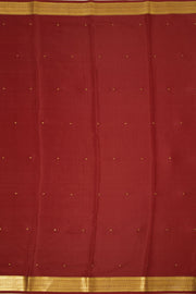 Golden yellow Mysore Crepe Silk Saree 10064636