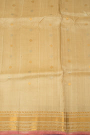 Navy Blue Handloom Gadwal Kuttu Silk Saree - Avishya