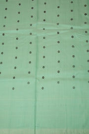 Grey Handloom Gadwal Kuttu Silk Saree - Avishya