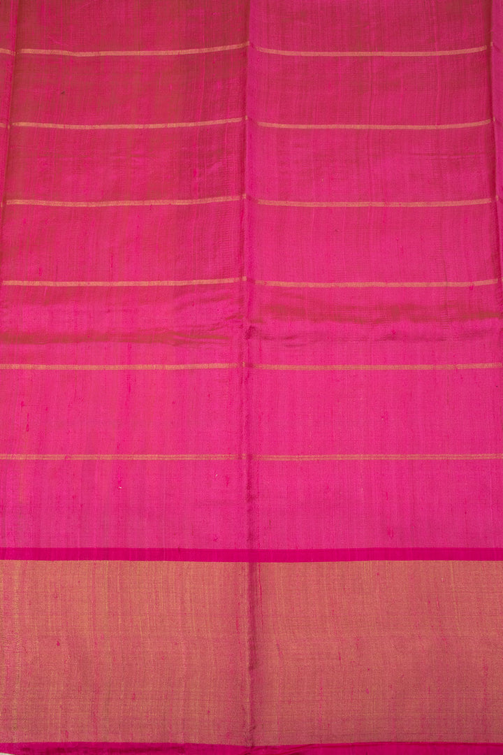 Orange Handloom Raw Silk Saree - Avishya