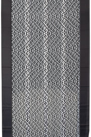 Black and White Printed Organza Saree - Avishya