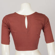 Maroon Zari Sequin Embroidered Tussar Silk Blouse - Avishya