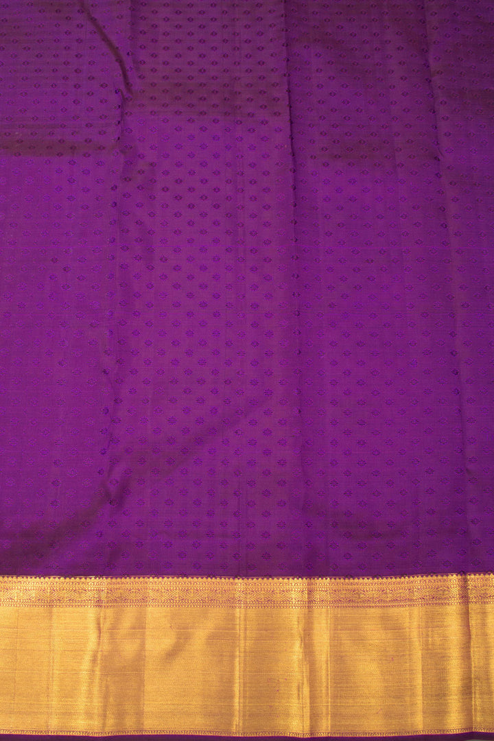 Purple Bridal Kanjivaram Silk Saree  - Avishya