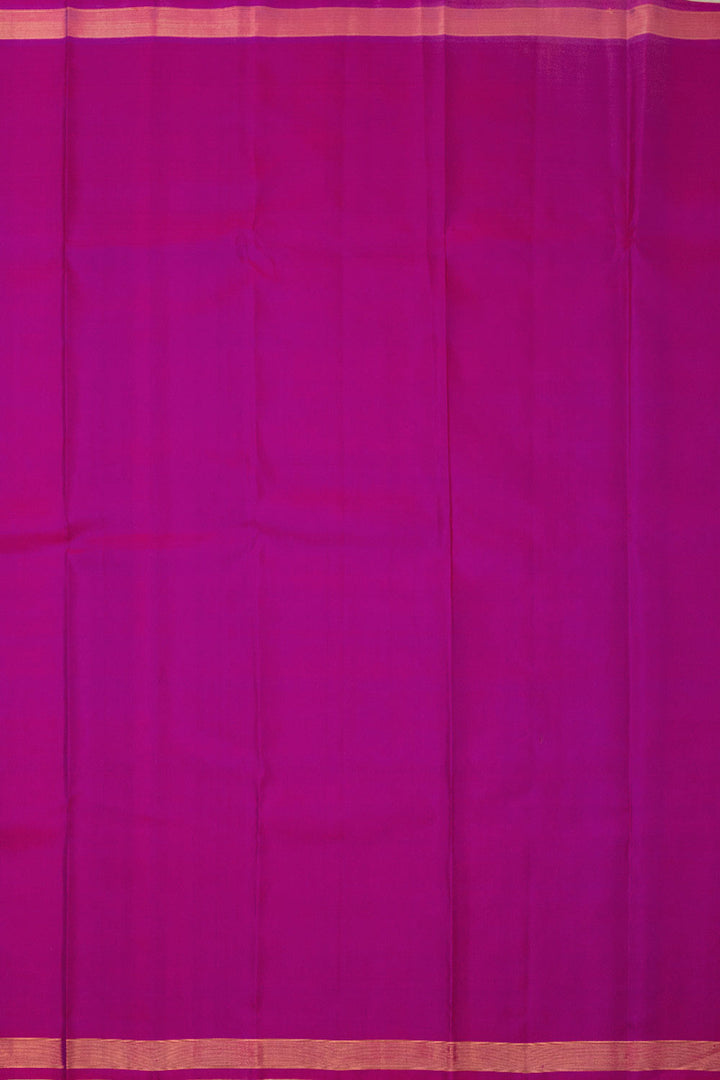 Byzantium Purple Pure Zari Kanjivaram Silk Saree 10065043