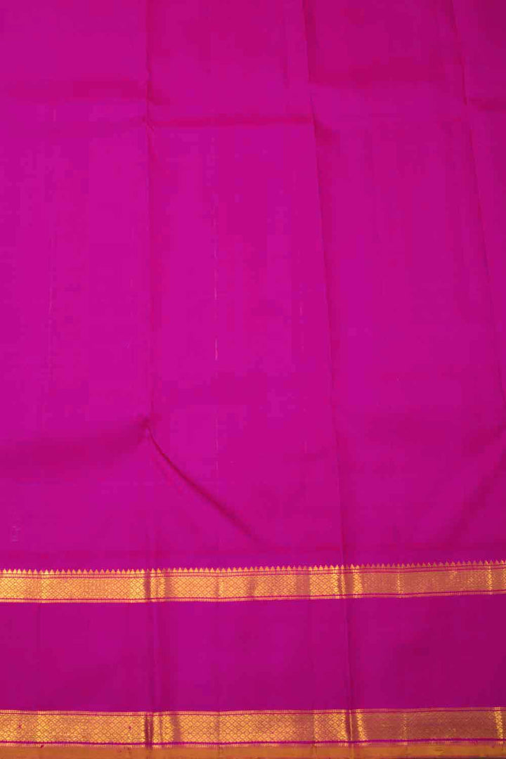 Blue Handloom Kanjivaram Silk Saree 10065052