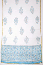 Gotapatti Embroidered Cotton 3-Piece Salwar Suit Material - Avishya