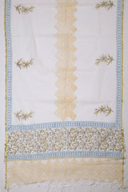 Gotapatti Embroidered Cotton 3-Piece Salwar Suit Material - Avishya