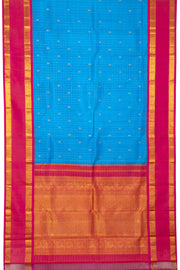 Blue Handloom Kanjivaram Silk Saree - Avishya