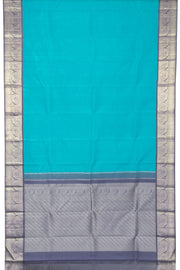 Blue Handloom Kanjivaram Silk Saree - Avishya