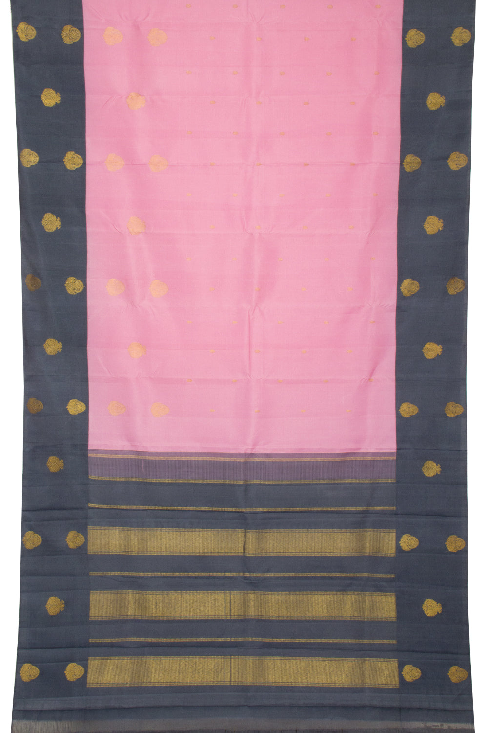 Pink Handloom Kanjivaram Silk Saree - Avishya