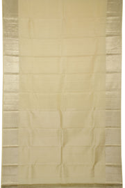  Beige Handloom Kanjivaram Silk Saree - Avishya