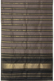 Black Handloom Kanjivaram Silk Saree - Avishya