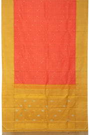 Orange Handloom Kanjivaram Silk Saree - Avishya