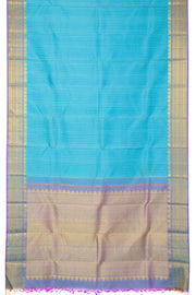 Blue Handloom Kanjivaram Silk Saree - Avishya