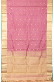 Pink Handloom Kanjivaram Silk Saree - Avishya