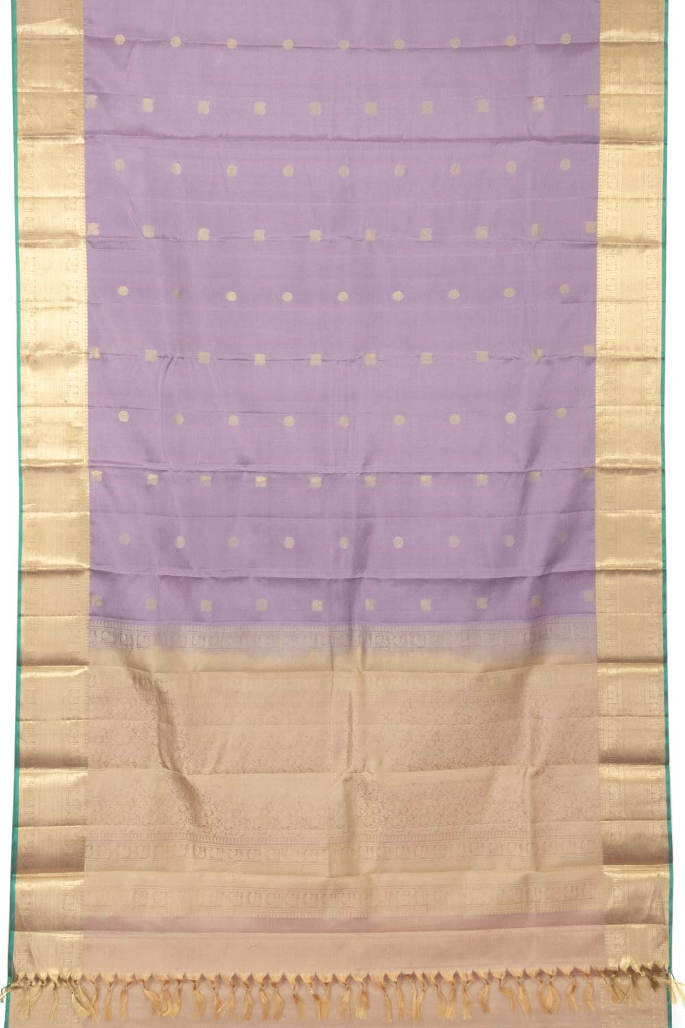 Lavender Handloom Kanjivaram Silk Saree  - Avishya