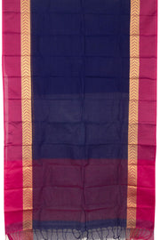 Blue Handloom Dhaniakhali Cotton Saree - Avishya