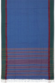 Blue Handloom Khadi Bengal Cotton Saree - Avishya