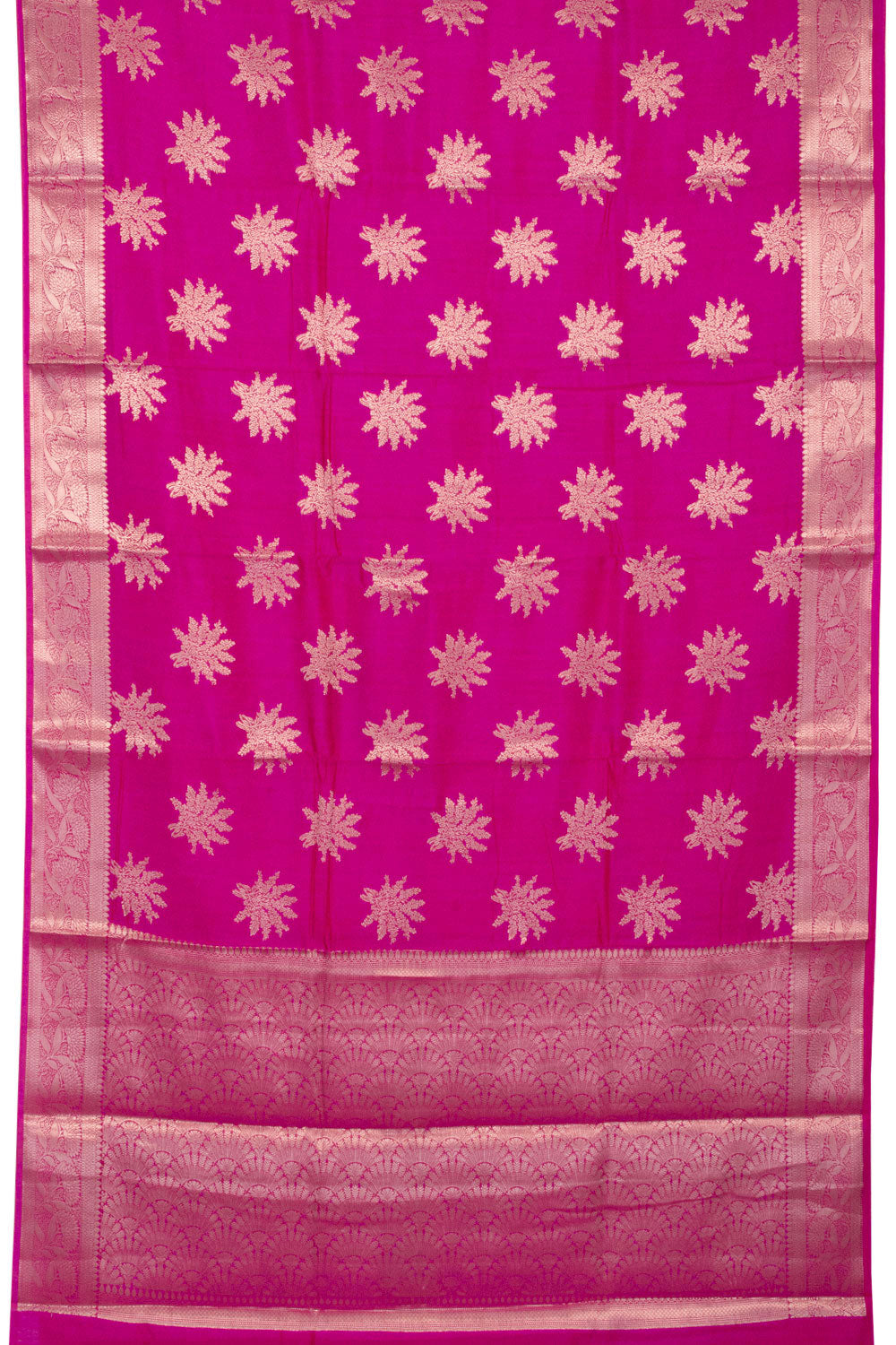 Red Handloom Banarasi Chiniya Silk Saree- Avishya
