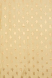 Beige 3-piece Banarasi Silk Salwar Suit Material With Printed Dupatta 10065495