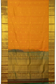 Orange Handloom Kanjivaram Silk Saree - Avishya