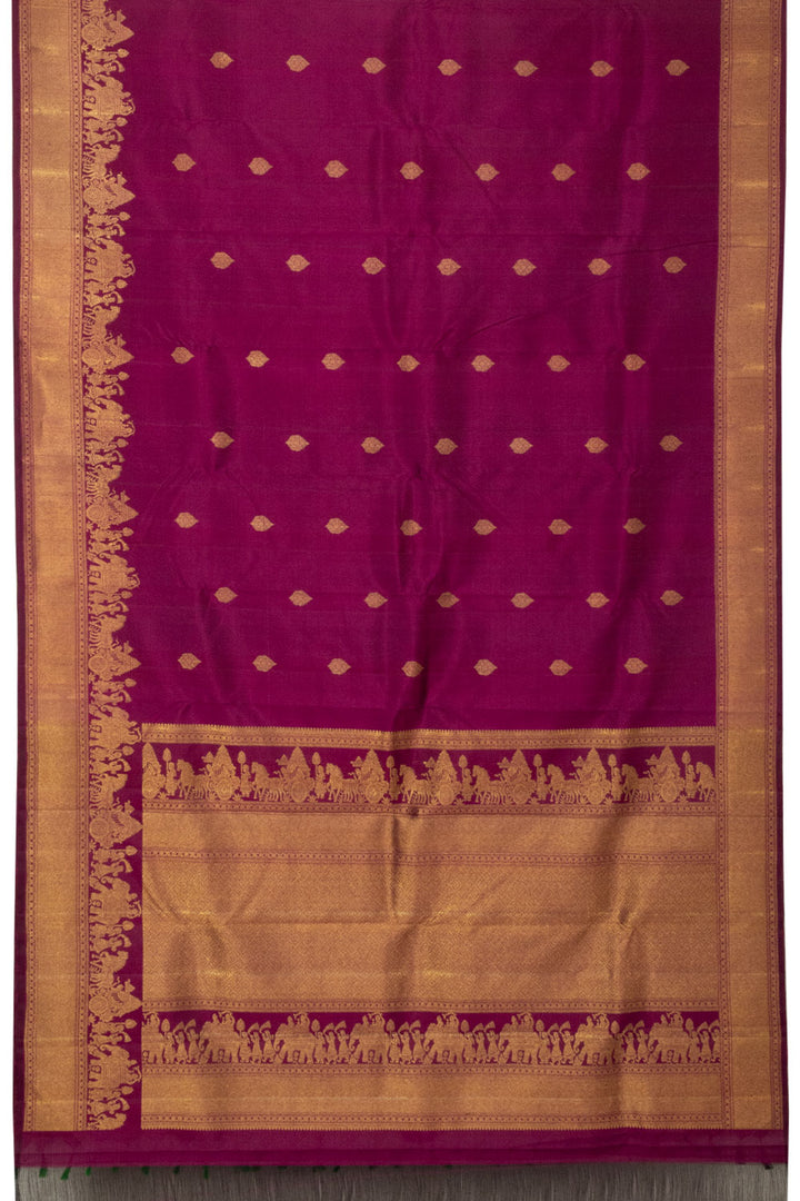 Violet Kanjivaram Silk Saree - Avishya