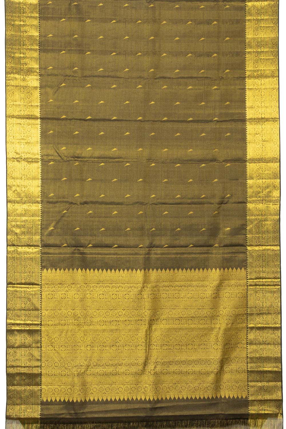 Black with Gold Bridal Kanjivaram Silk Saree - Avishya