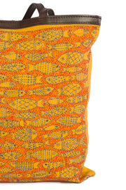 Yellow Kantha Embroidery Tote Bag - Avishya