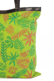 Green Kantha Embroidery Tote Bag - Avishya