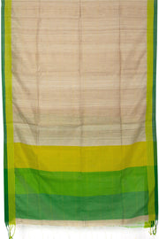 Beige Handloom Geecha Silk Saree - Avishya