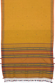 Yellow Handloom Bhujodi Kala Cotton Saree - Avishya