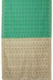 Green Handloom Himro Silk Cotton Saree - Avishya