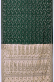 Green Handloom Himro Silk Cotton Saree - Avishya