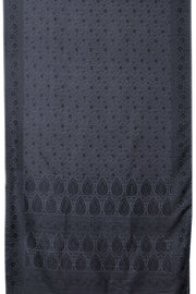 Dark Grey Handloom Himro Silk Saree - Avishya