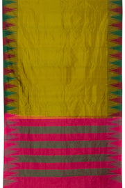 Yellow Handloom Kanjivaram Silk Saree - Avishya