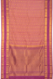 Peach Pure Kanjivaram  Silk Saree 10065791