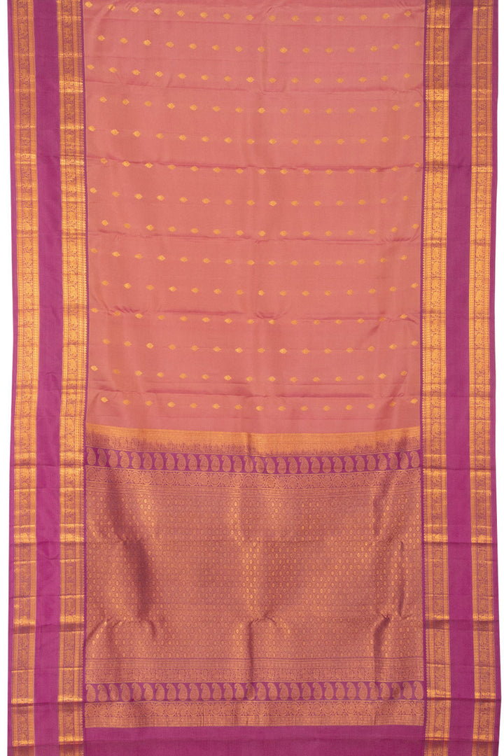 Orange Kanjivaram Silk Saree 10065791