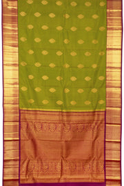 Green Korvai Kanjivaram Silk Saree 10065796