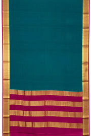 Blue Mysore Crepe Silk Saree - Avishya