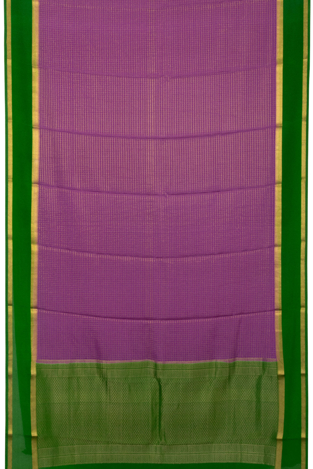 Purple Mysore Crepe Silk Saree - Avishya