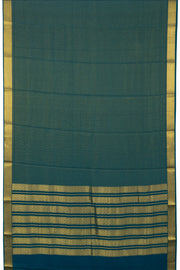 Dark Blue Mysore Crepe Silk Saree  - Avishya