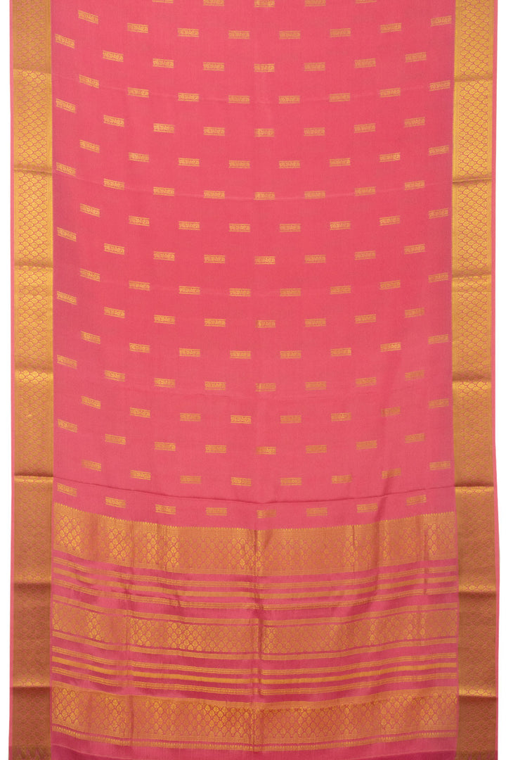 Pink Mysore Crepe Silk Saree - Avishya