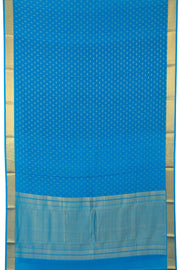 Blue Mysore Crepe Silk Saree - Avishya