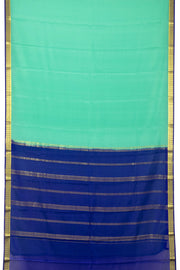 Green Mysore Crepe Silk Saree - Avishya