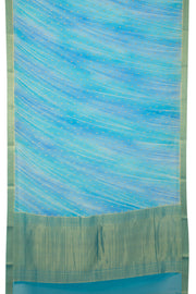 Blue Mysore Georgette Saree - Avishya