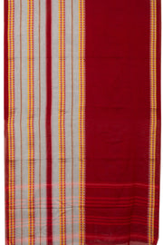 Grey Handloom Dhaniakhali Cotton Saree - Avishya