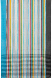 Blue Handloom Dhaniakhali Cotton Saree - Avishya