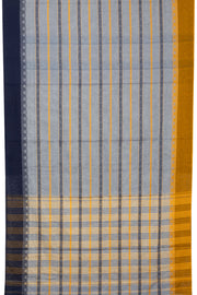 Grey Handloom Dhaniakhali Cotton Saree - Avishya